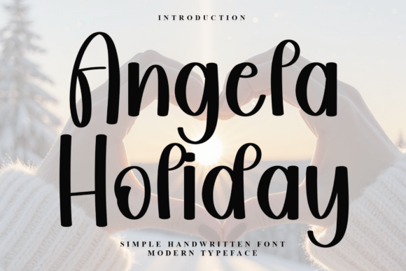 Angela Holiday Font Review