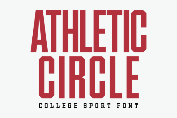 Athletic Circle Font for Bold Branding