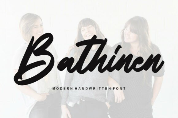 Bathinen Font for Creative Campaigns