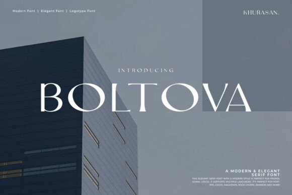 Boltova: A Premium Serif Font for Business Branding