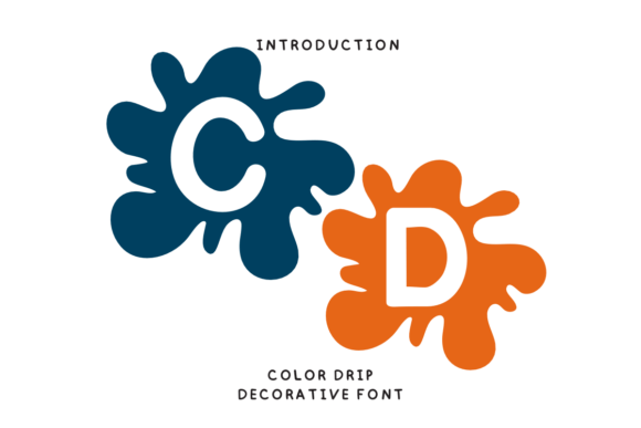 Color Drip Font for Creative Projects