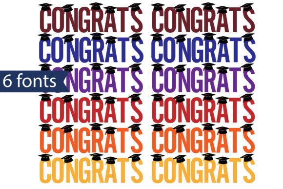 Congrats Color Font for Business Branding