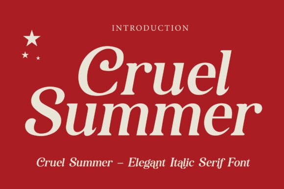 Cruel Summer Font Review