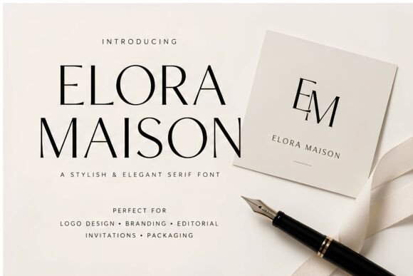 Elora Maison Font for Elegant Web Design