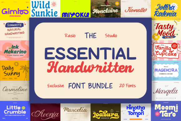Essential Handwritten Bundle Font