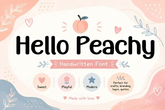 Hello Peachy Font
