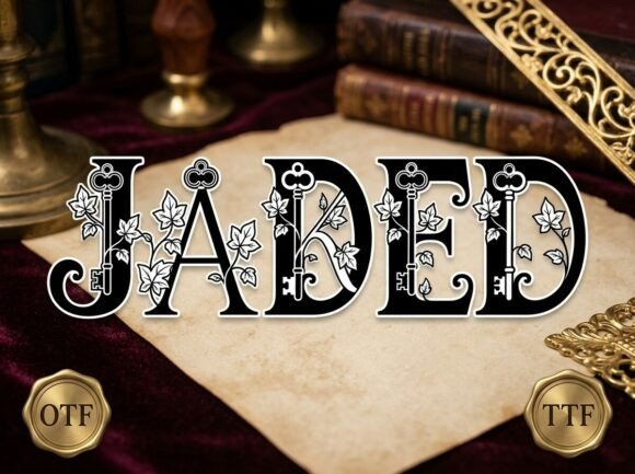 Jaded: A Victorian Font for Timeless Branding