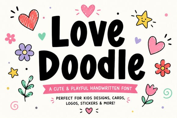 Love Doodle Font for Creative Branding