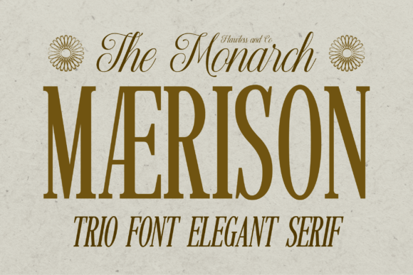 Maerison: A Font for Elegant Branding