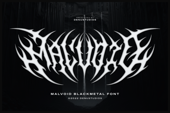Malvoid: A Blackletter Font for Dark Aesthetics