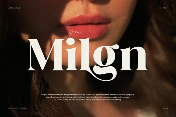 Milgn Font: Modern Serif for Web Design