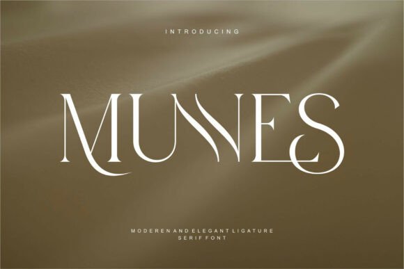 Munnes Font: Elegant & Vintage