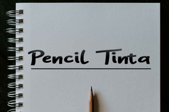 Pencil Tinta Font for Web Design