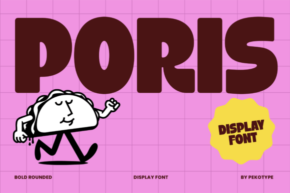 Poris Font for Bold Branding