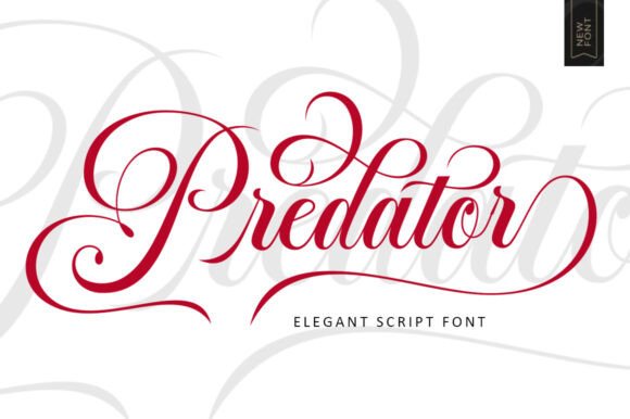 Predator: A Luxurious Script Font