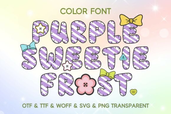 Purple Sweetie Frost Font