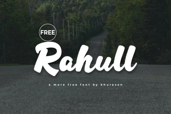 Rahull: A Handwritten Font for Creative Projects