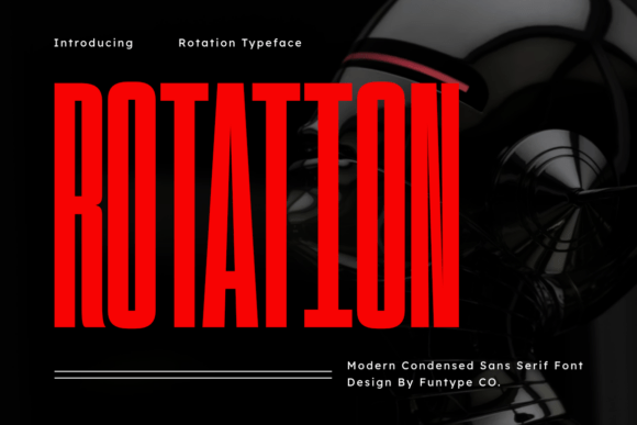 Rotation: A Bold Sans Serif for Impactful Design