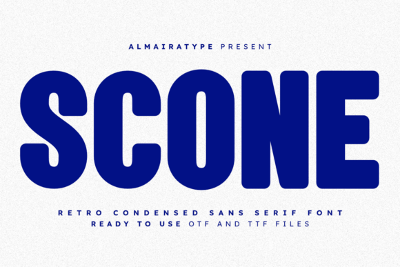 Scone: A Bold Font for Modern Campaigns
