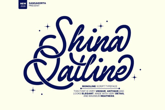 Shina Qatline Font
