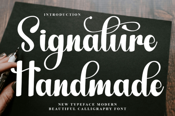 Signature Handmade Font Review