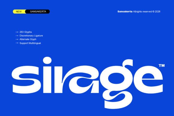 Sirage Font for Professional Branding