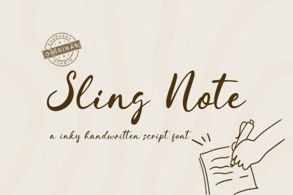 Sling Note Font for Creative Campaigns