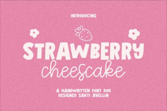 Strawberry Chesscake Font for Business Branding