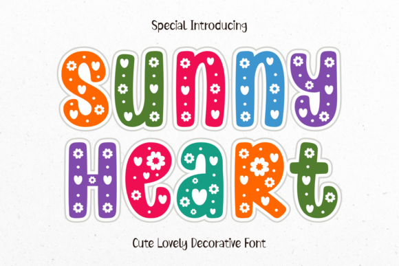 Sunny Heart Font for Creative Makers