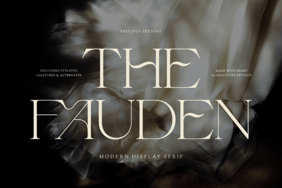 The Fauden: A Premium Serif Font for Editorial Elegance