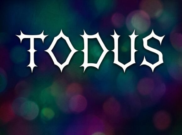 Todus Font: Bold and Beautiful