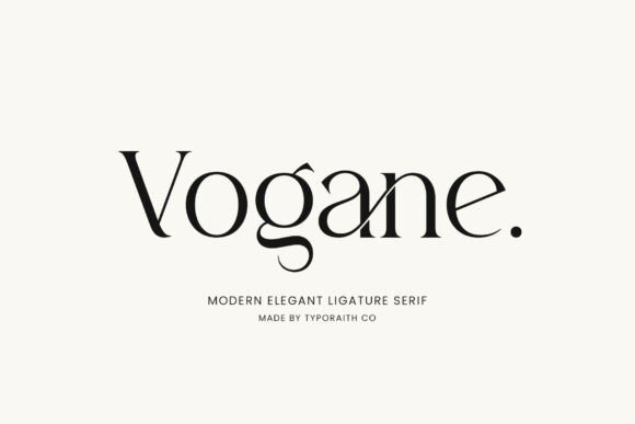 Vogane: A Serif Font for Elegant Web Design