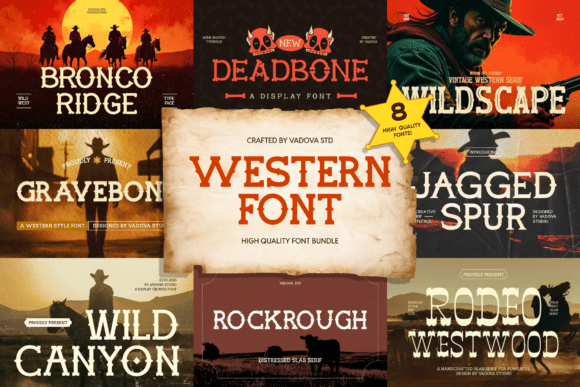 Western Bundle Font