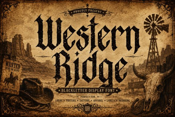 Western Ridge Font for Bold Branding